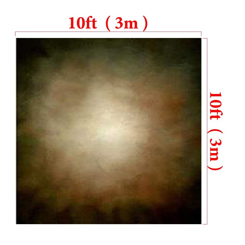 Kate 10ft(W) x10ft(H) Abstract Photography Backdrops Microfiber Brown Green Portrait Photography Studio Background(More Green) - Image 2